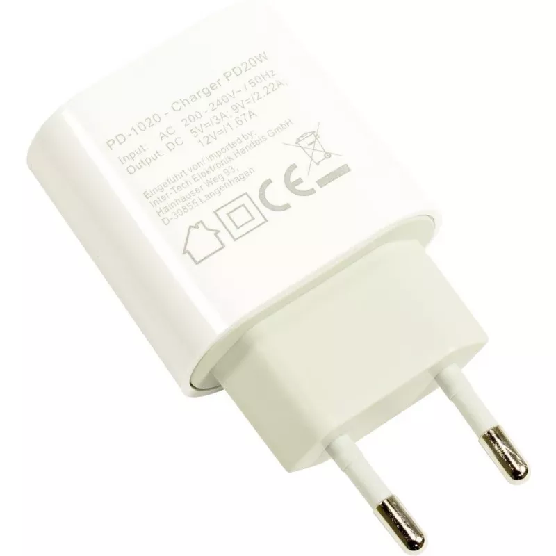 Charger Indoor Inter-Tech PD-1020 Universal White