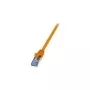 Logilink PrimeLine - Patch-Cable - RJ-45 (M) - RJ-45 (M) - 1.5 m - SFTP, PiMF - CAT 6a - Crimped, glatt, Halogen-Free - orange (CQ3048S)