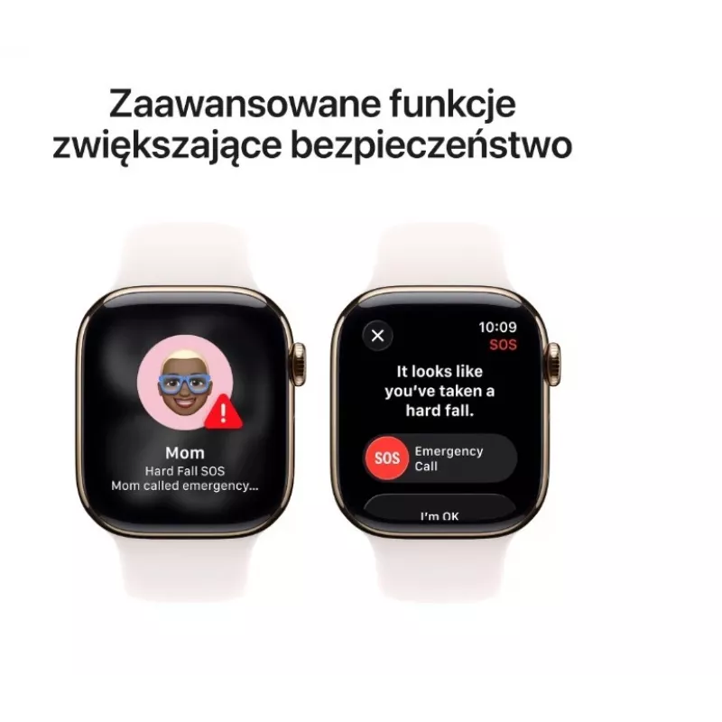 Smartwatch Apple Watch Series 11 GPS + Cellular 42mm Gold Titanium Case Light Blush Sport Band M/L