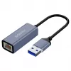 Network interface adapter SAVIO AK-83 USB Type-A to RJ-45 male, 5 Gbit/s, black