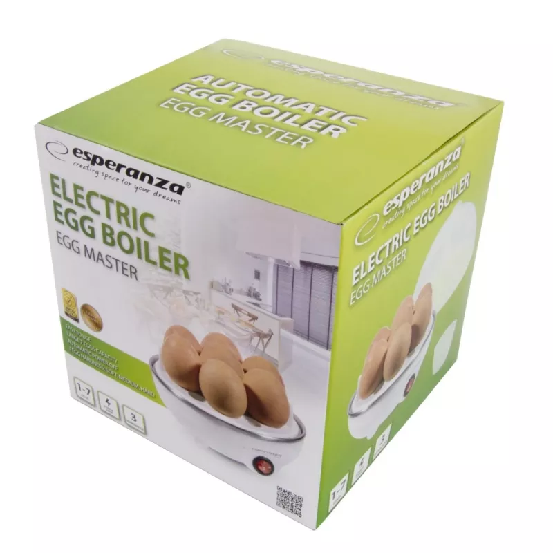 Esperanza EKE001 egg cooker 7 egg(s) 350 W White