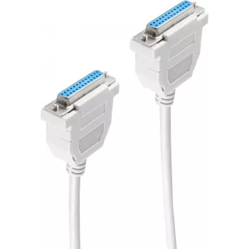 Serial Cable ShiverPeaks BS78024-2 Grey 1.8m DB-25
