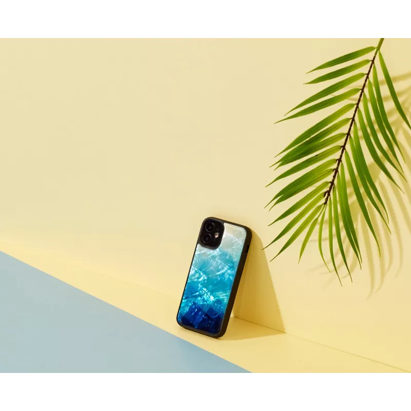 iKins protective case for Apple iPhone 12 mini — blue lake with black accents