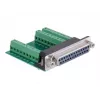 Cable Gender Changer DeLOCK 65317 25p 27p Black Green Silver