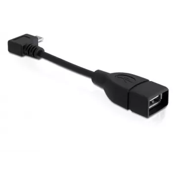 USB Cable DeLOCK 83104 Micro-USB B to USB A 0.11m Black