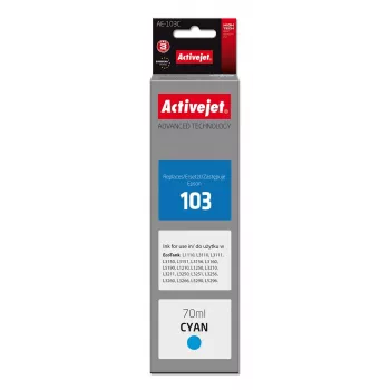 Activejet AE-103C Ink (replacement for Epson 103 C13T00S24A; Supreme; 70 ml; cyan)