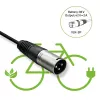 Charger for ebike 36V 42V 2A 3P XLR 18mm