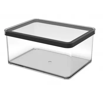 Food storage container rotho Loft 2.25 L model 1161008080, airtight transparent technopolymer tub