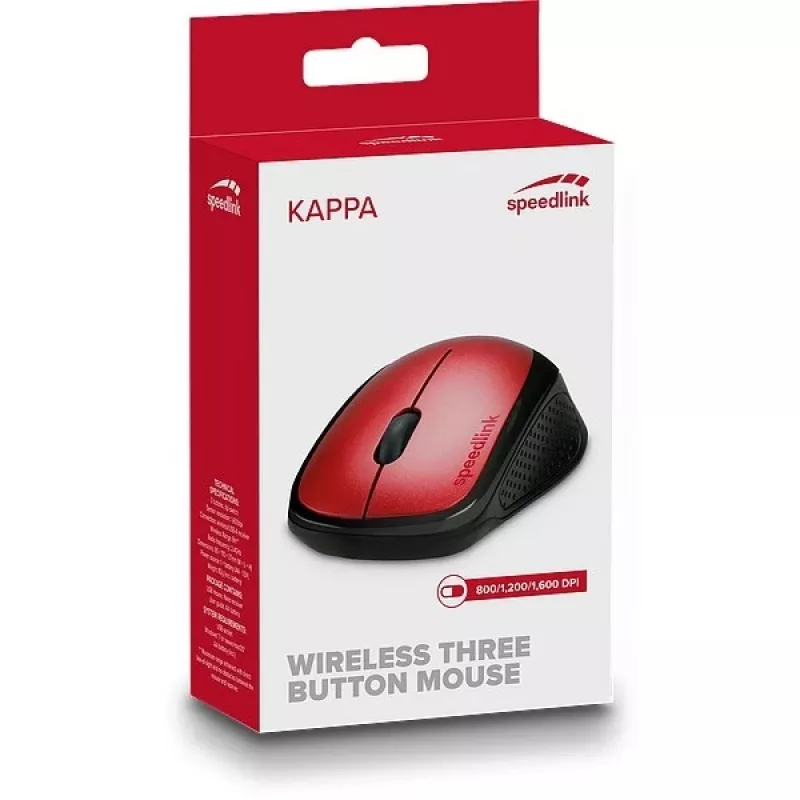 Mouse SPEEDLINK Kappa Office Right-hand RF Wireless