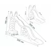 Outdoor play slide SMOBY Megagliss 2 in 1 model 7600820201 with water slide and climbing features