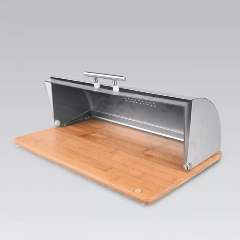 Bread box Maestro MR-1670S stainless steel, countertop 370×240×140 mm