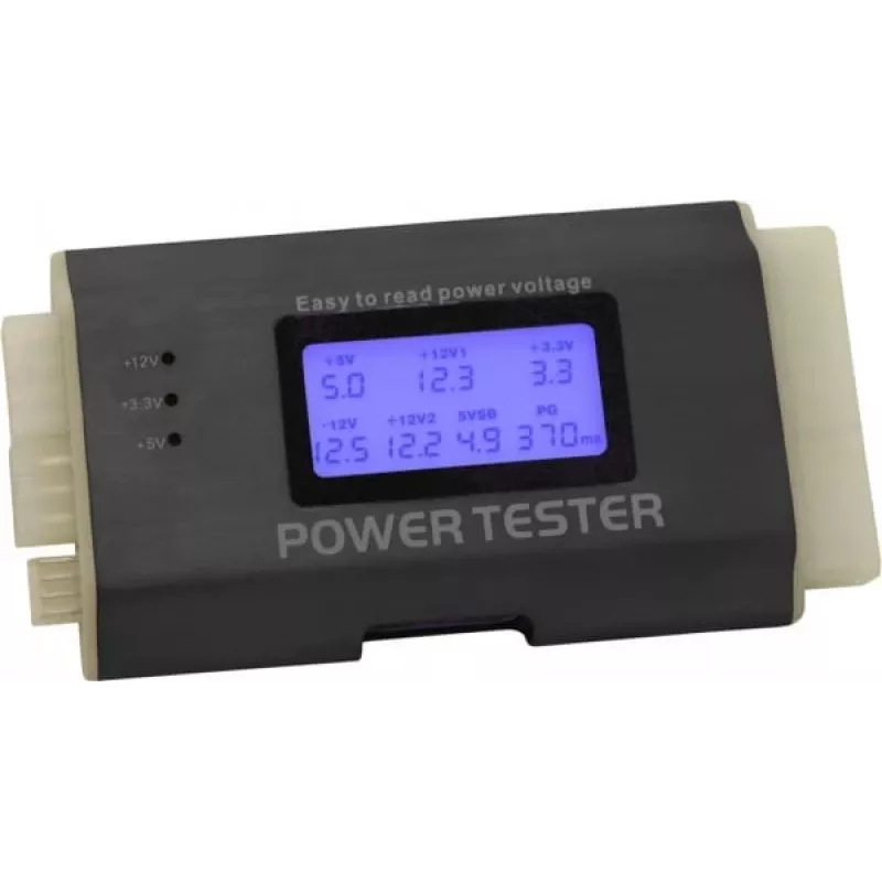 Battery Tester DeLOCK 18159 Black/White
