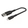 Cable Braided USB-Light ning 15cm black