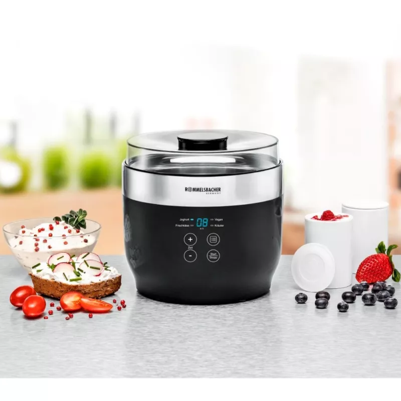 Rommelsbacher JG 80 Yoghurt Maker 1,2 l Cottage Cheese - Yoghurt 20 W (JG80)