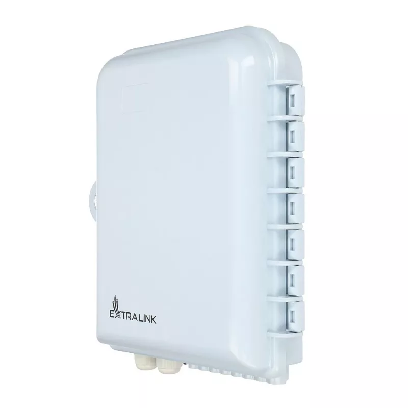 Fiber optic terminal box Extralink Emma 16 core white