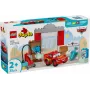 Construction toy LEGO DUPLO 10456 Disney McQueen's Visit to Doc's Workshop — 35 pieces, for ages 2+, large bricks