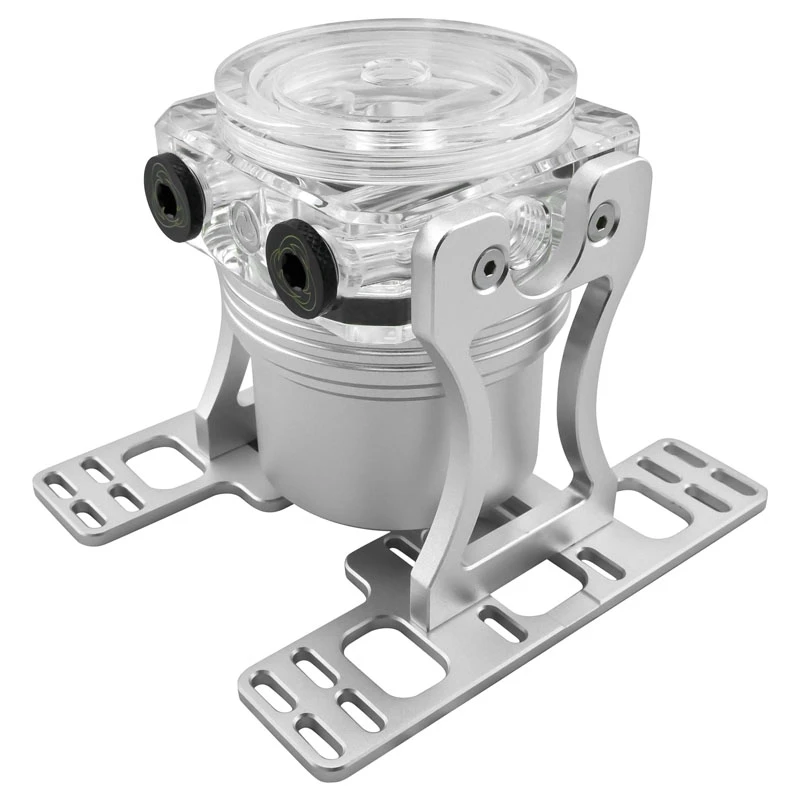 Singularity Computers Protium Vertical Mount for pumps and reservoirs - silver