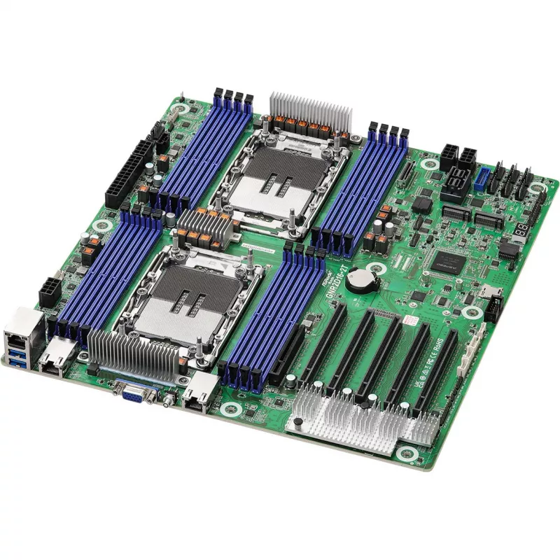 Motherboard ASRock GNR2D16-2T, Intel SoC, LGA 4710 (Socket E2), EEB, 16 DDR5 slots, max 128 GB, 10Gb Ethernet