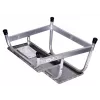 Step stool Krause 805027, aluminium 2 steps, max load 150 kg, 680 mm length, 41 cm height