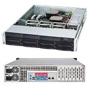Supermicro SuperChassis 825TQC-R1K03LPB Rack Black 1000 W