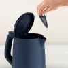 Electric kettle Tefal KO2M0410 — 1.7 L, 2400 W, blue, water level indicator, anti-calc filter