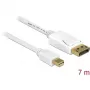 DisplayPort cable DeLOCK 83485 Mini DisplayPort 7 m White