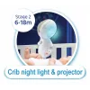 3in1 music projec tor carousel beige