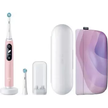 Electric Toothbrush BRAUN Oral‑B iO Series 6 Pink Sand Luxe Edition — rechargeable, multiple brushing modes