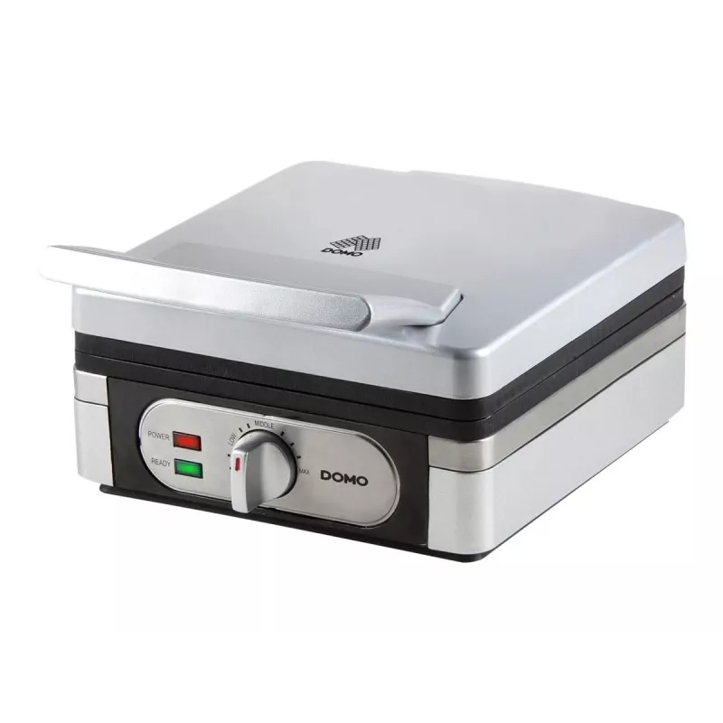 Waffle Maker Domo DO 9047 W 2 waffle(s) 1400 W Silver