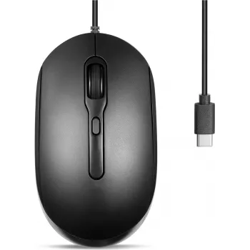 Perixx PERIMICE-222CB Mouse optical Silent USB-C black - Mouse - optical (PERIMICE-222CB)