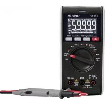 Voltcraft VC195 Hand-Multimeter digital CAT III 600 V display counts 60000 (VC-17059815)