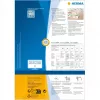 Robust tags HERMA A4 52.5x93.5 mm white paper non-adhesive 1200 pcs