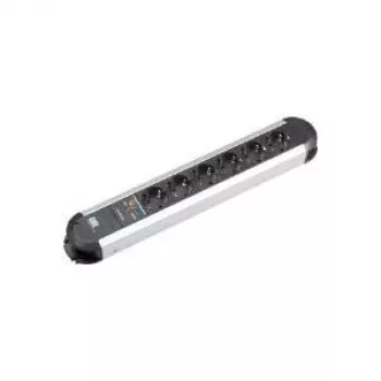 Power Extension Bachmann PRIMO 6 AC Outlets Indoor Aluminium Black