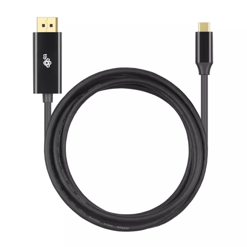 USB-C to DisplayPort cable TB AKTBXVDUSBCDP2B 2 m — black