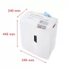 HSM shredstar X10 document shredder, 4.5 x 30 mm + separate CD-cutting mechanism
