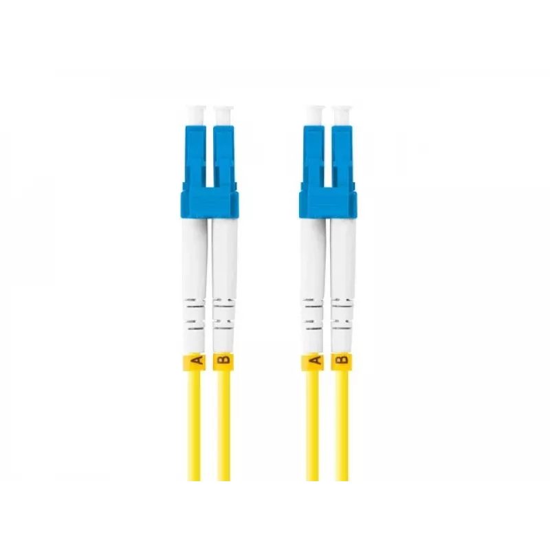 Fibre optic cable LANBERG FO-LULU-SD11-0010-YE, 3 m, G.657.A1, LC–LC, yellow