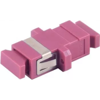 Fibre optic adapter SC ShiverPeaks 07-60053 Violet Multi-mode