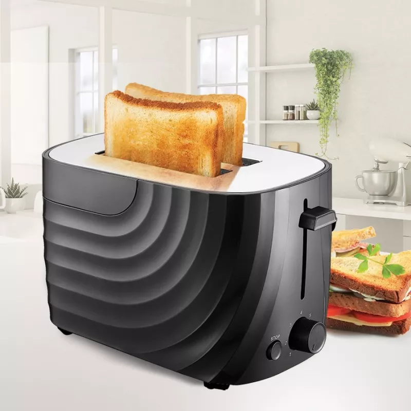 Toaster Maestro MR-706-BLACK, black compact 2-slice toaster