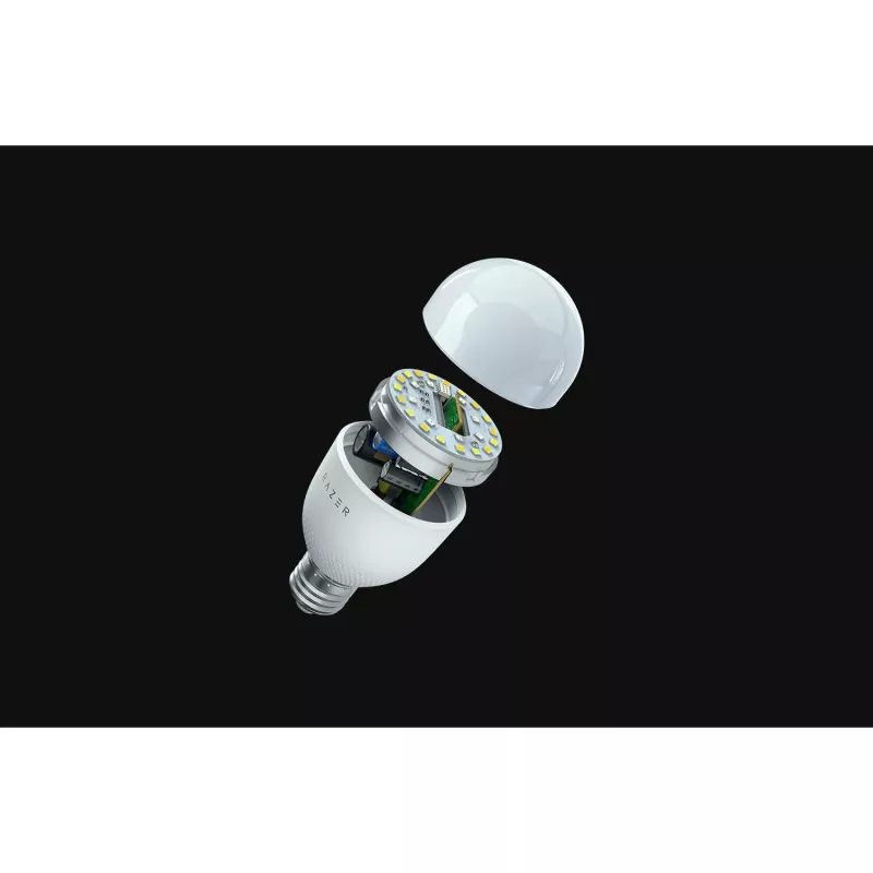 Razer Aether Smart-Gluehbirne E27 - RGB-LED-Gluehbirne for Smart Homes (RZ43-04250200-R3GC)