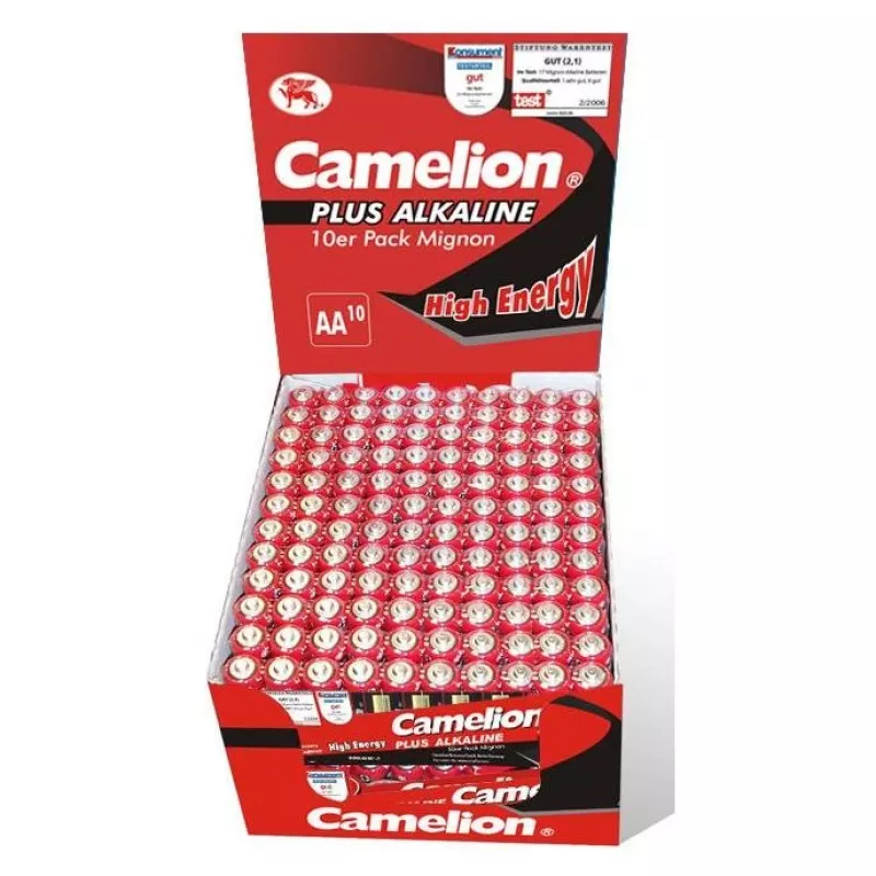 Single-use battery CAMELION LR6-SP10 AA Alkaline 1.5 V, 10 pcs, 49.8 mm x 1.41 cm, 24 g each