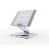 Notebook riser stand GEMBIRD NBS-DR1-01 — rotating base, adjustable height, Space Grey