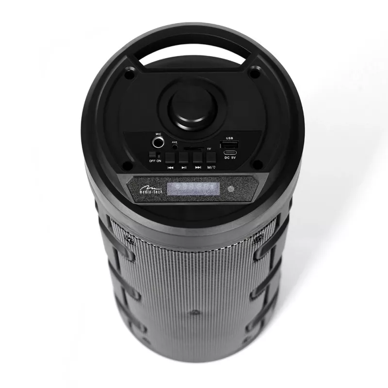 Media-tech Partybox Keg Bt - Compact Bluetooth Stereo Speaker with Fm Radio, Mp3 Player Mt3165