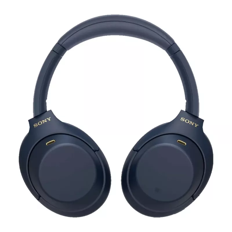 Headphones Sony WH1000XM4L.CE7, circumaural, wired & wireless (Bluetooth, USB-C), blue, head-band wearing style