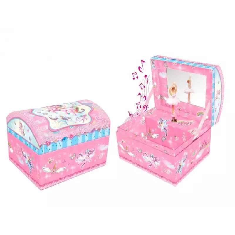 Pecoware Chest music box - Flamingo