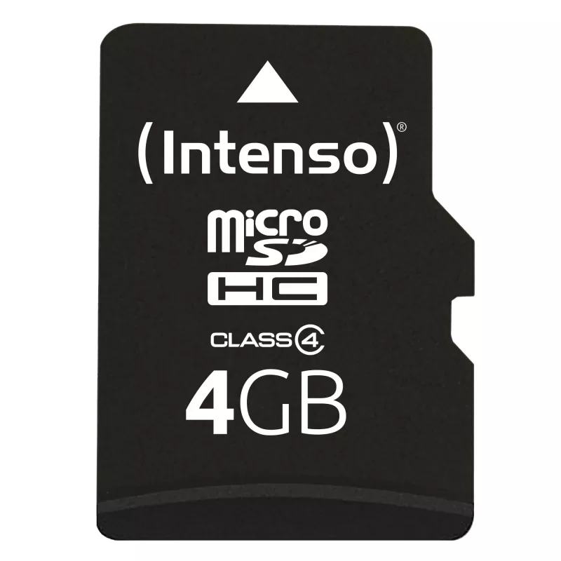 Memory Card Intenso 4GB MicroSDHC Class 4 3403450
