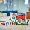 LEGO set Disney 43268 Beach House — modular house build, 834 pieces, 5 minifigures, age 9+