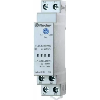 Finder Twilight Switch for 35 mm DIN-Rail, Serie 11.31.8.230 11.31.8.230.0000 1 - 100 lx 230 V/50 - 60 Hz 1 Schlie (11.31.8.230.0000)