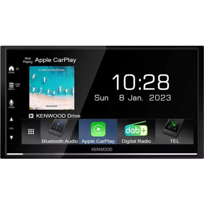Kenwood DMX7722DABS car media receiver Black Wi-Fi Bluetooth