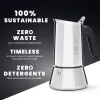 Moka pot BIALETTI Venus box 0.1 L stainless steel, 2 cups, polypropylene handle