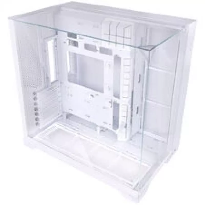 Lian Li O11 Vision Compact Enclosure Bundle + HydroShift II LCD-S 360TL AiO - White